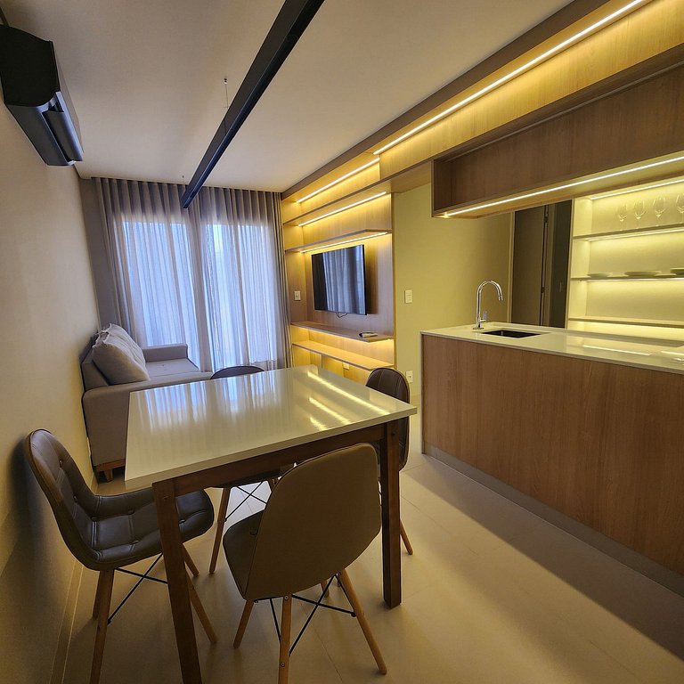 Apartamento 02 Dormitórios Novo e Completo - Georgina, Sidne